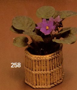 Ma258 Bamboo Planter 3.5"T Bisque $5.40