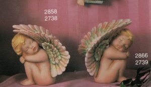 S2858 & S2738 Cherub Wings Up Facing Left Bisque $20.16 S2866 & S2739 Cherub Wings Up Facing Right