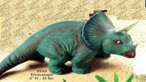 G2553 Triceratops 6"H Bisque $17.94
