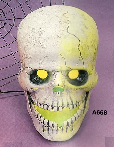 AT668-Y Large Skull 9"H Bisque $16.74 pr23