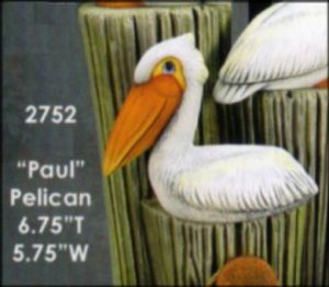 CM2752-III Paul Pelican 6.25"T X 5.75"W Bisque $11.10 PR23