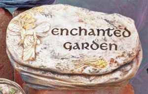 CPI 3187 Enchanted Garden 10.25" W Bisque $9.00 PR2023
