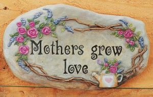 CPI 3266 Mothers Grow Love Slab 10.5"W Bisque $10.80 PR2023