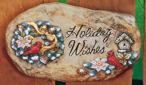 CPI 3500 Holiday Wishes Slab 10.5" Bisque $10.20 PR2023