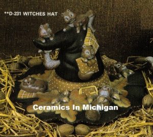 D231 Witches and Squirrels Hat