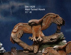 DH1429 Red-Tailed Hawk 11"H Bisque $44.99 PR23
