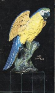 Y562 McCaw Parrot 17"T Bisque $41.08
