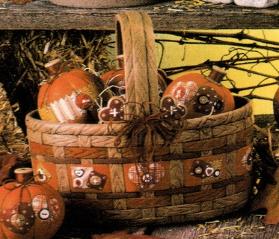 D1617-Pumpkin Homespun Basket 9"H Change the Colors for different Seasons Bisque $21.16 D1666 Homespun Pumpkins (set of 3) 3.5"H Bisque $9.00 PR2023