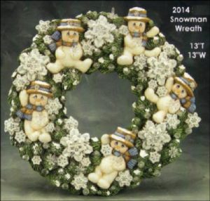 CM2014 Snowman Wreath