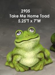 CM2905-JJJ Take me Home Toad 5.25"T x 7"W Bisque $15.90 pr23