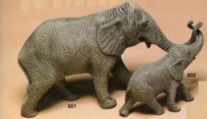 K601 K602 Elephant and Baby