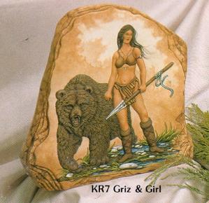 KR7 Indian Girl and Bear