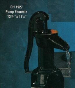 DH1927 Pump fountain top 13.5" X 1.5" Bisque $28.49 PR23