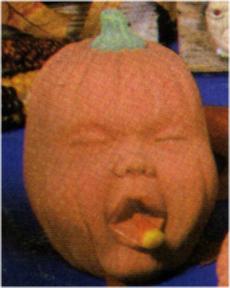 S1483 Yawning Pumpkin Baby